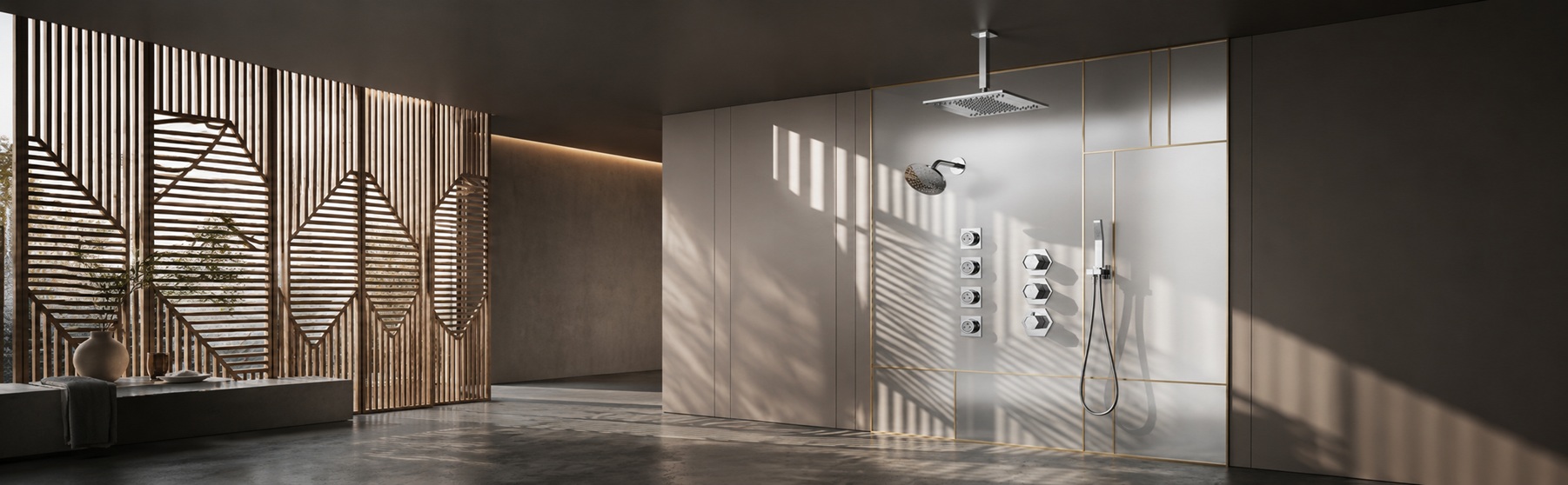 Accessible restroom and inclusive shower design