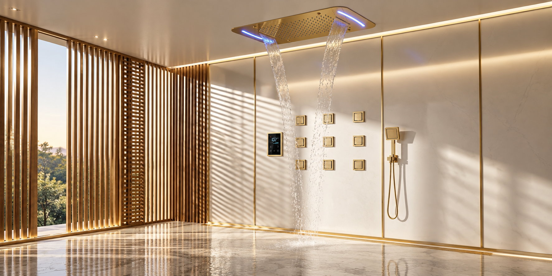 Shower panel comparison